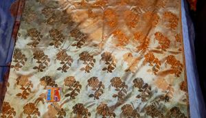 Vintage Floral Fabric Bed Sheet