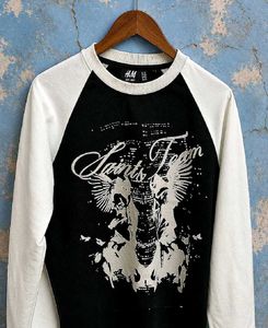 H&amp;M Graphic Heavy Reglan Tee