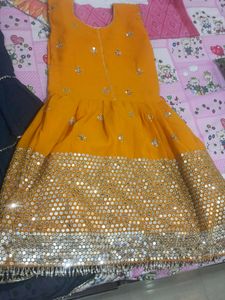Yellow Embellished Dress