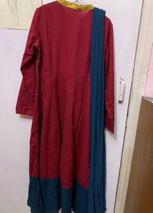 Beautiful Pure Cotton Designer Kurta And Dupatta