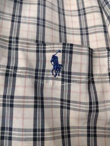 Ralph Lauren Plaid Short Sleeve Button-Up Shirt