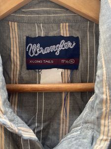 Wrangler Short Sleeve Striped Western Shirt