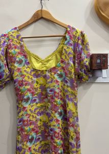 Vibrant Floral Kurta Set