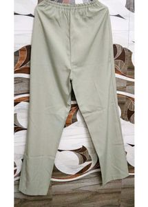 Sage Green Wide Leg Trousers