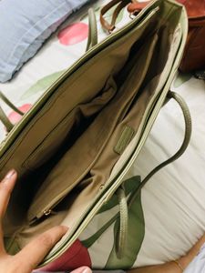 Stylish Olive Green Tote Bag