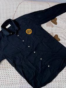 Versace Black Button-Down Shirt