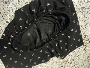 Cute Black Floral Shorts