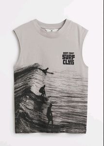 H&amp;M Printed Sleeveless Top(Boys Clothing)
