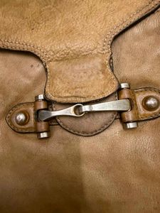 gucci Chic Brown Leather Hobo Bag