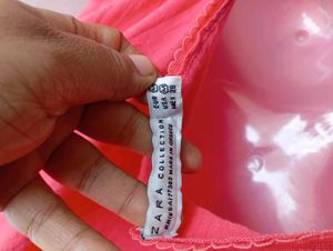 Pink Lace Trim Cami