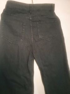 H&amp;M Dark Wash Wide-Leg Jeans