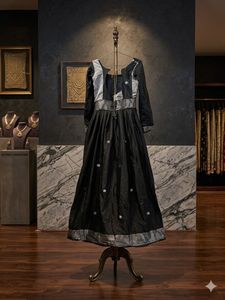 Elegant Black Ethnic Gown