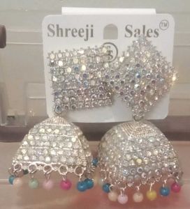 Sparkling Jhumka Earrings