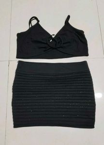 Chic Black Co-ord Set