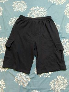 Men's Dark Blue and grey Cargo Shorts