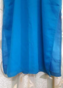 Blue Tunic, Kurtha Dress With Lining
