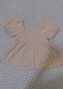 Puff Sleeve Square Neck Top