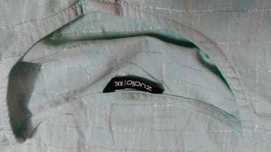 Light Blue Checked Kurta