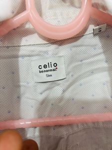 Celio Dotted Pattern Shirt