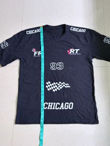 Black "Chicago" Racing Team T-Shirt
