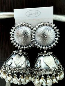 Oxidized Big Jhumka