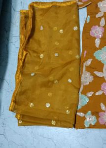 Embroidered Kurta Set with Dupatta