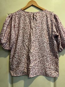 Floral Peach Colour Top
