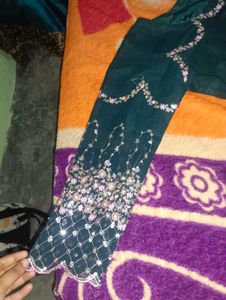 Elegant Teal Sequined Kurta