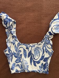 Floral H&amp;M Crop Top