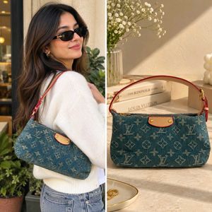Louis Vuitton Denim Monogram Shoulder Bag
