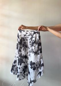 Floral Print Midi Skirt