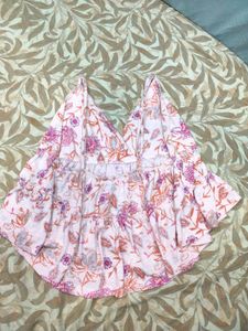floral princess top
