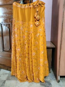 Mustard Colour Lahenga