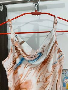 🚨PRICE DROP! Stylish Marble Print Slip Dress