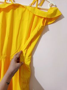 Yellow One Piece Dress