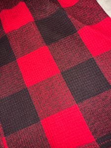 Red &amp; Black Plaid Flannel Shirt