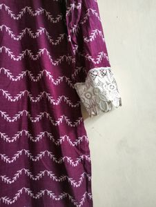 Purple Kurta