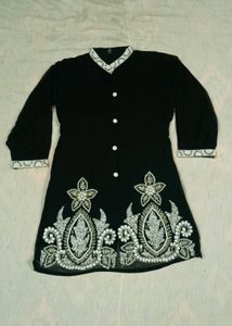 Handwork Heavy Embroidered black Co-ord Set ✨