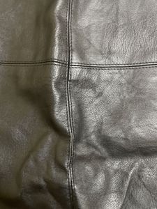 faux leather mini skirt