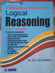 Logical Reasoning Book by R.S. Aggarwal
