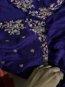 Elegant Embroidered Ethnic Gown