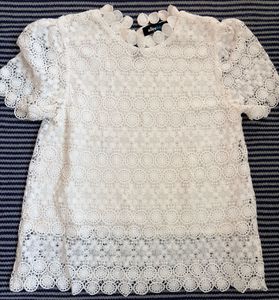 Elegant White Lace Top