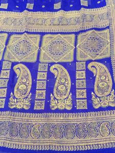 New Party Wear Saree With Blouse Purple Colour 💜