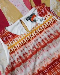 Boho Tie-Dye Mini Dress