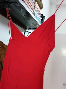 Red Fitted Mini Dress