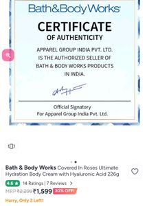 Bath &amp; Body Works Covered In RosesCrea..