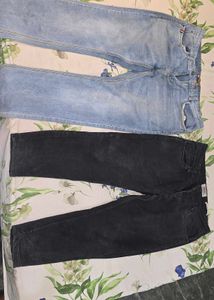 Light Blue & Black Jeans Bundle - PACK OF 2