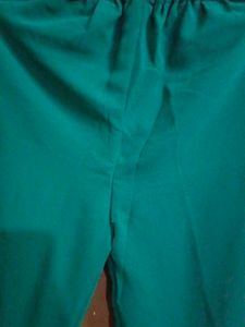 Green Embroidered Kurta Set with Palazzo