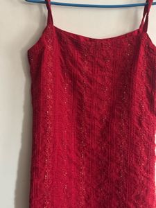 Beautiful spaghetti kurti set