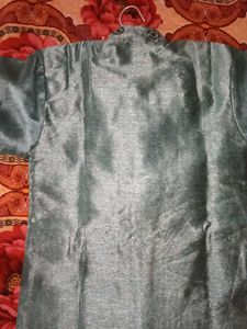 Boy's Light Blue Embroidered Kurta